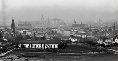 (#40) Widok na Kraków (Podgórze) z kopca Krakusa (Kraka)