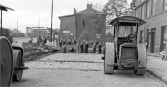 (#69) Remont alei Krasińskiego, widoczny most Dębnicki