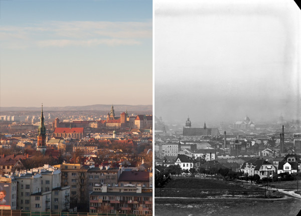 (#40) Widok na Kraków (Podgórze) z kopca Krakusa (Kraka)
