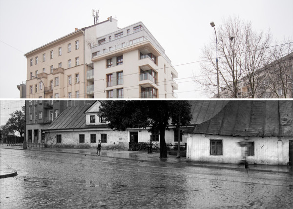(#44) ul. Tadeusza Kościuszki, widoczne... wiejskie domy - dawno temu